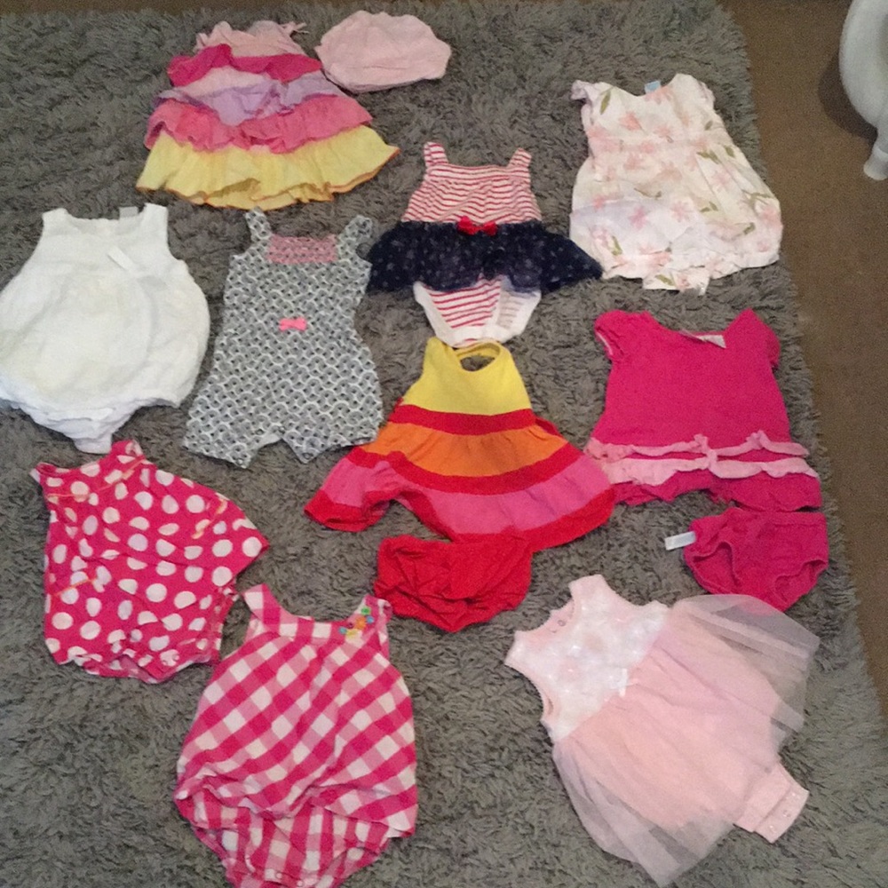 Lot of Baby girl summer clothes